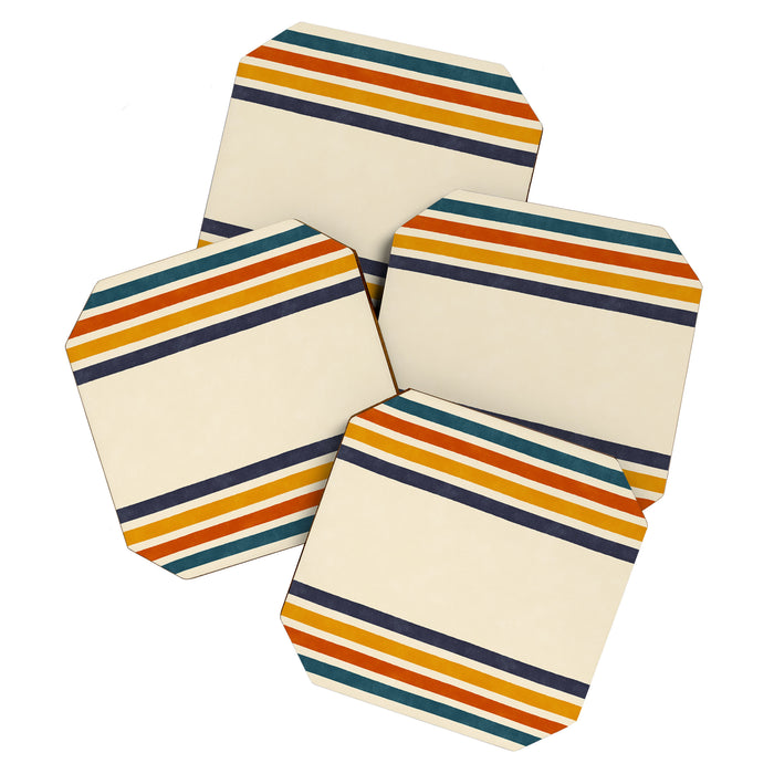 Blanket Stripe - classic Coaster Gallery Image 1