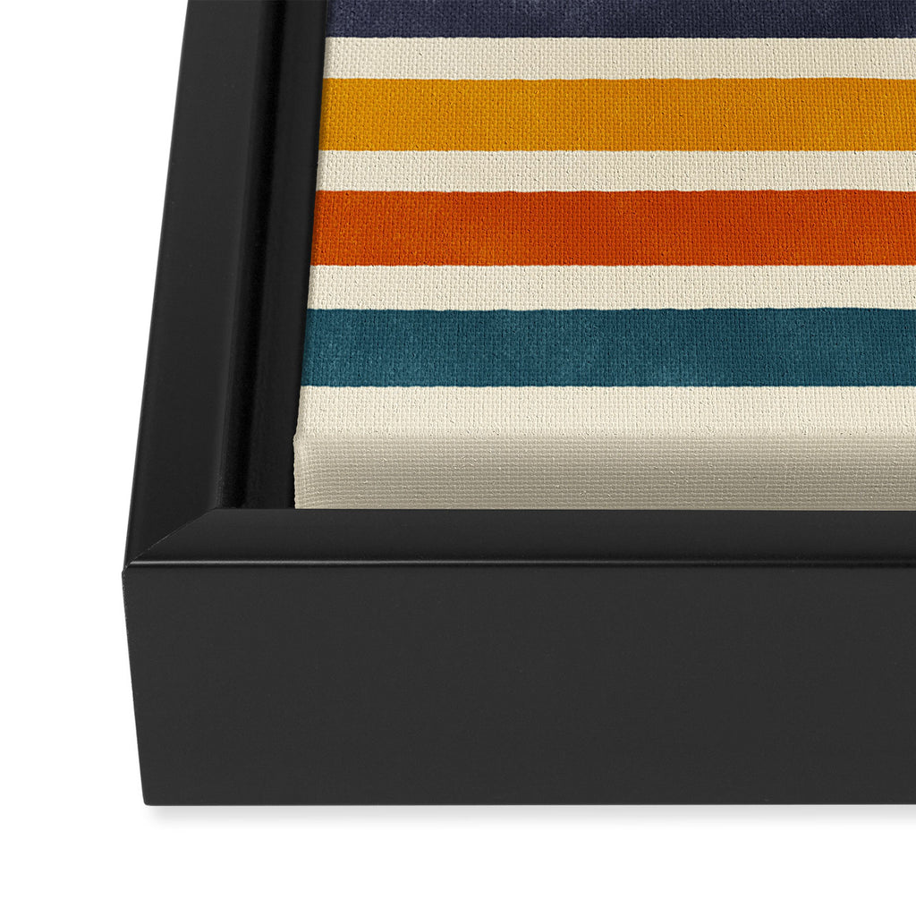 Blanket Stripe - classic Framed Canvas Print Gallery Image 3