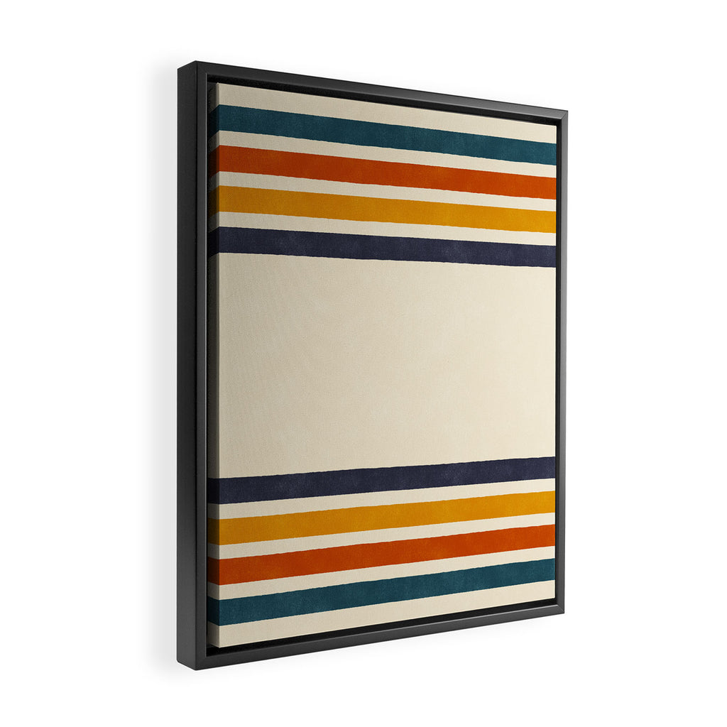 Blanket Stripe - classic Framed Canvas Print Gallery Image 2
