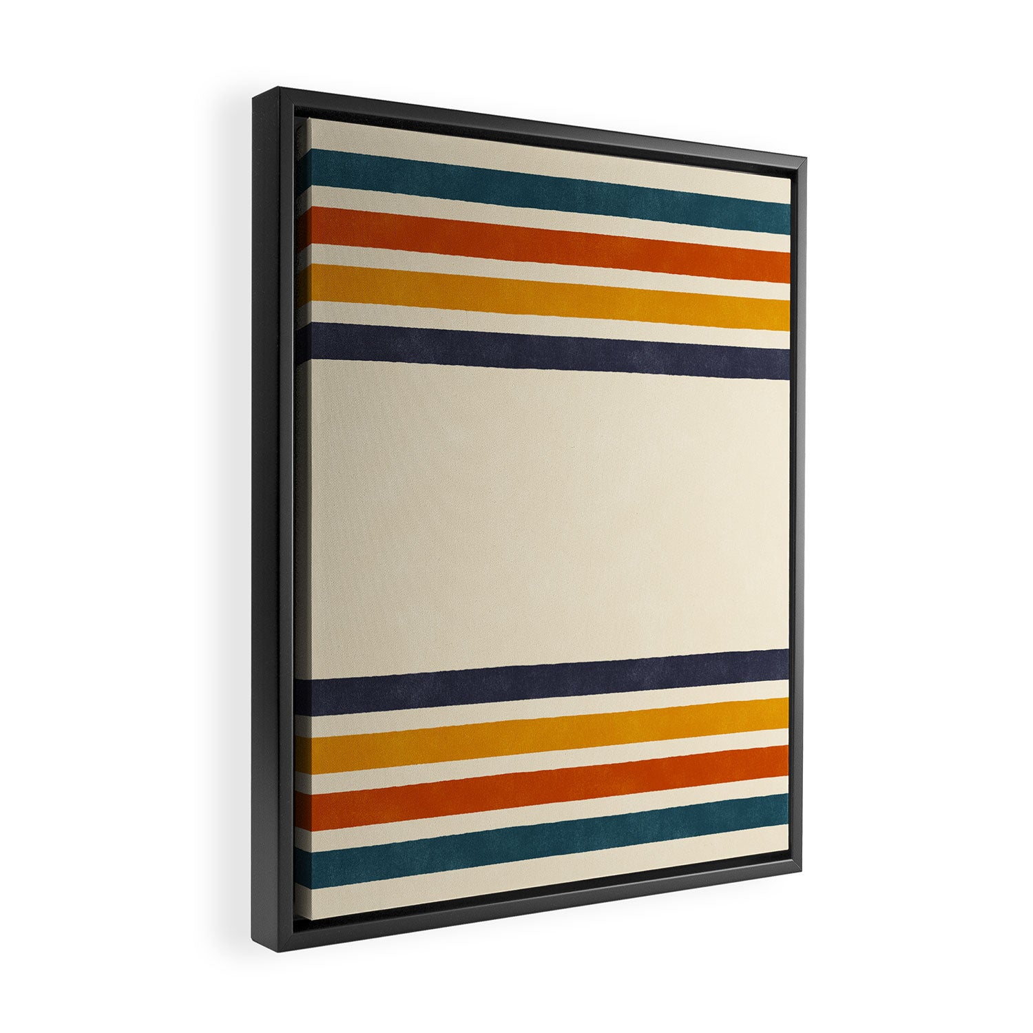 Blanket Stripe - classic Framed Canvas Print Gallery Image 2