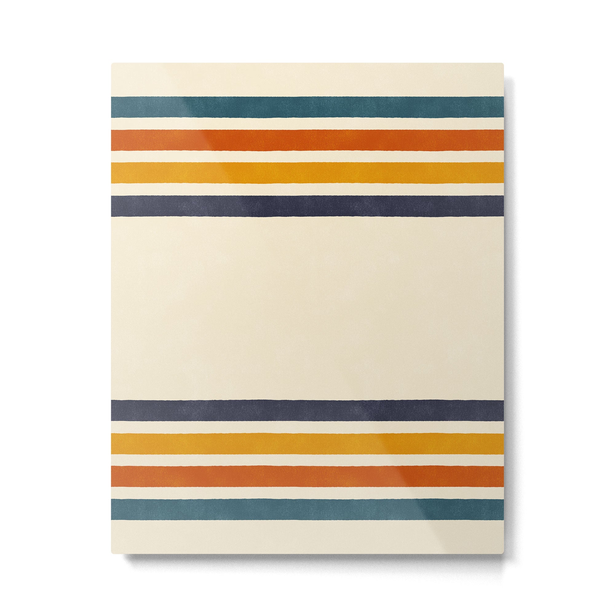 Blanket Stripe - classic Metal Print Gallery Image 6