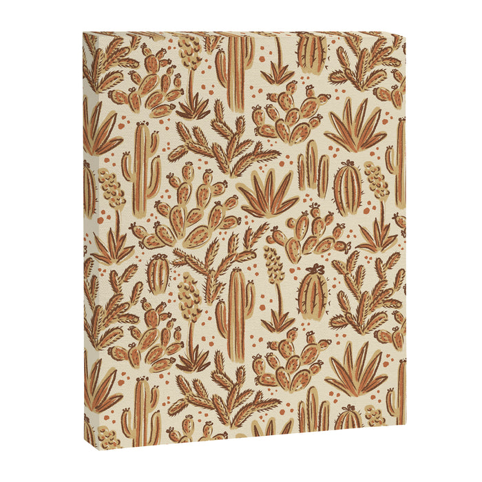 Cactus Desert - gold and copper Canvas Print Gallery Image 1