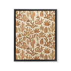Cactus Desert - gold and copper Framed Canvas Print Gallery Image 8