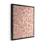 Cactus Desert - pink and copper Framed Canvas Print Gallery Image 2