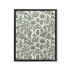 Cactus Desert - sage and copper Framed Canvas Print Gallery Image 8