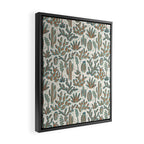 Cactus Desert - sage and copper Framed Canvas Print Gallery Image 2