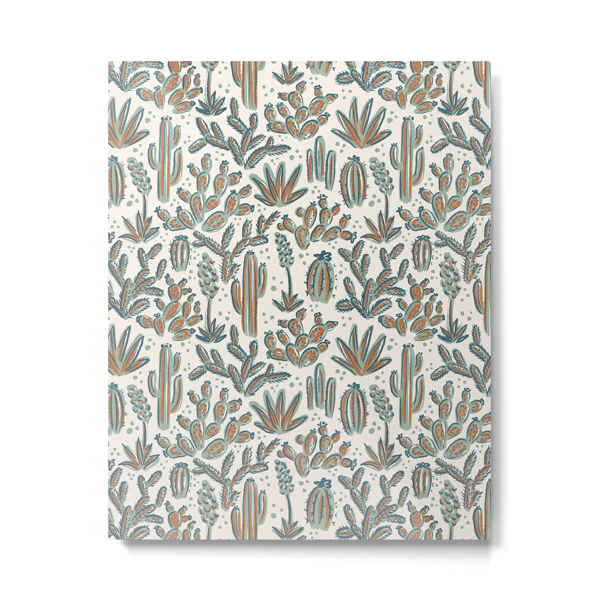 Cactus Desert - sage and copper Metal Print Gallery Image 6