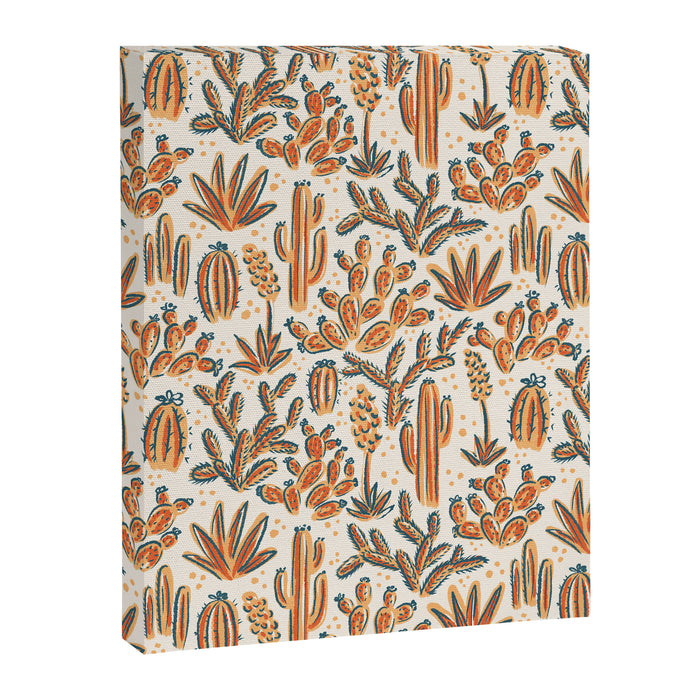 Cactus Desert - vintage primary  Canvas Print Gallery Image 1