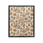 Cactus Desert - vintage primary  Framed Canvas Print Gallery Image 8