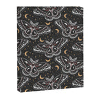 Celestial Cecropia - Black red & gold Canvas Print Gallery Image 8