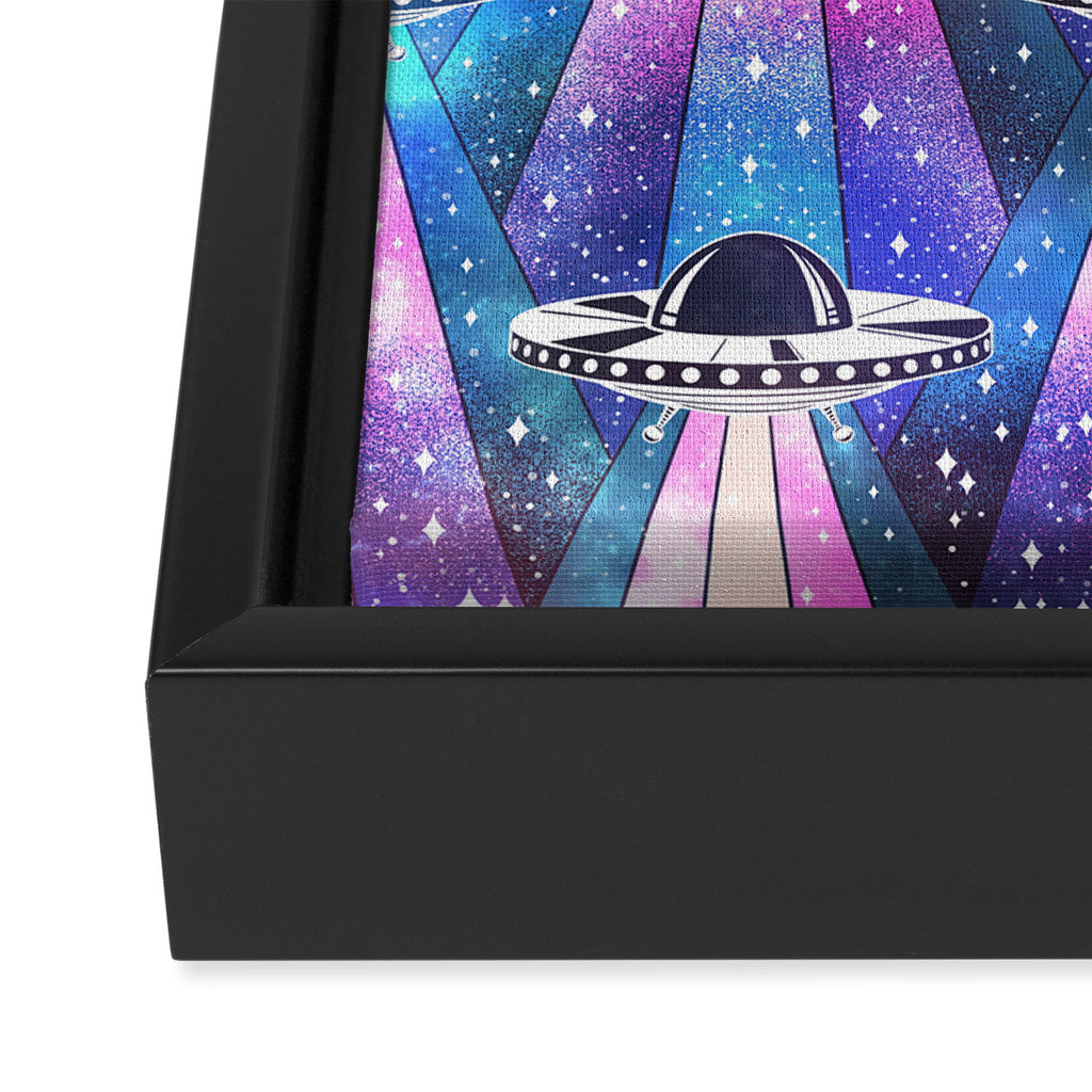 Cosmic UFO Framed Canvas Print Gallery Image 3