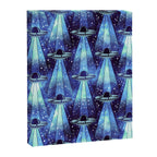 Cosmic UFO - mysterious blue flash Canvas Print Gallery Image 8