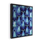 Cosmic UFO - mysterious blue flash Framed Canvas Print Gallery Image 2