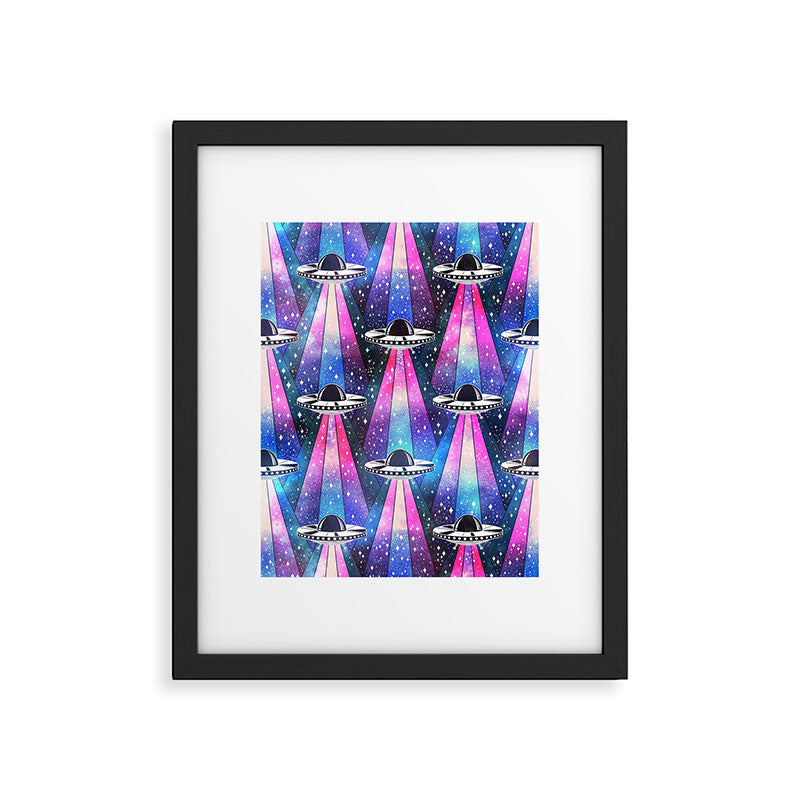 Cosmic UFO Framed Art Print Gallery Image 6