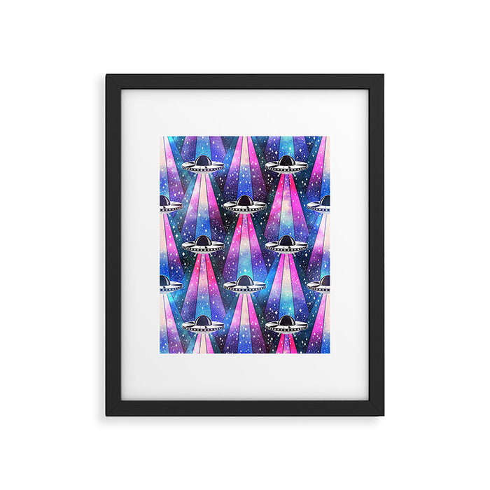Cosmic UFO Framed Art Print Gallery Image 1