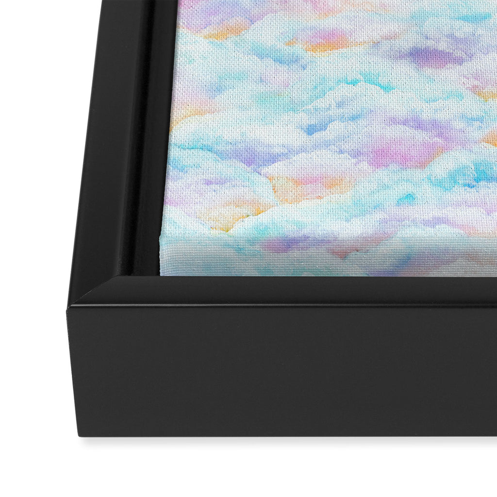 Cotton Candy Clouds Framed Canvas Print Gallery Image 3