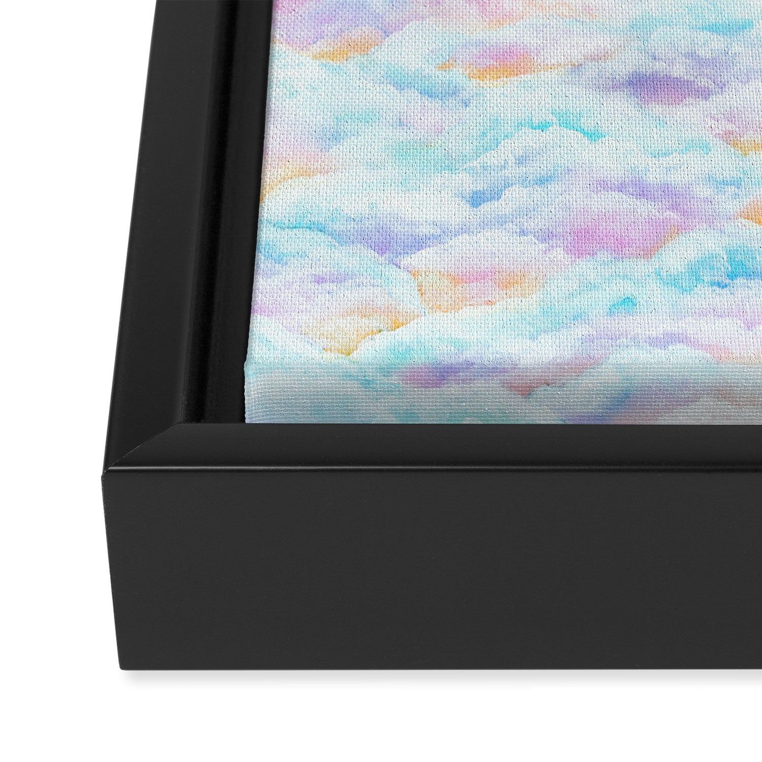 Cotton Candy Clouds Framed Canvas Print Gallery Image 3