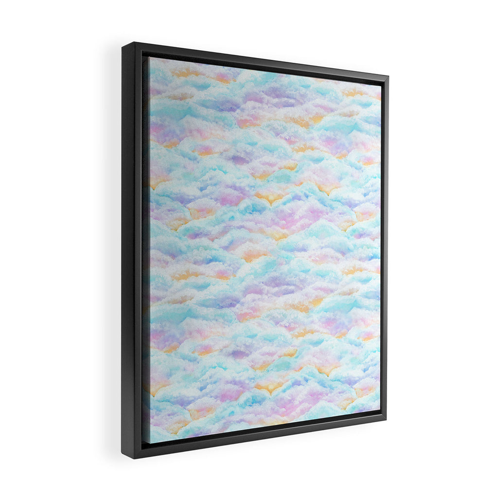 Cotton Candy Clouds Framed Canvas Print Gallery Image 2