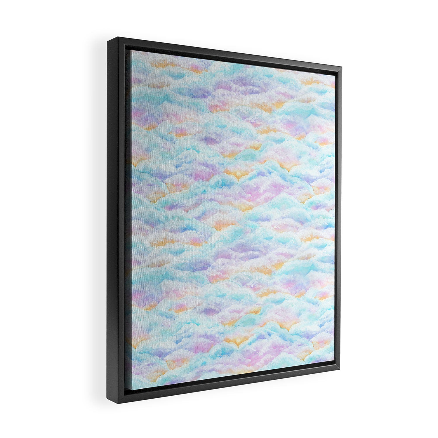Cotton Candy Clouds Framed Canvas Print Gallery Image 2