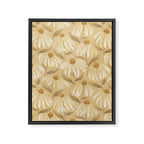 Dancing Daisies - gold Framed Canvas Print Gallery Image 8
