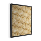 Dancing Daisies - gold Framed Canvas Print Gallery Image 2