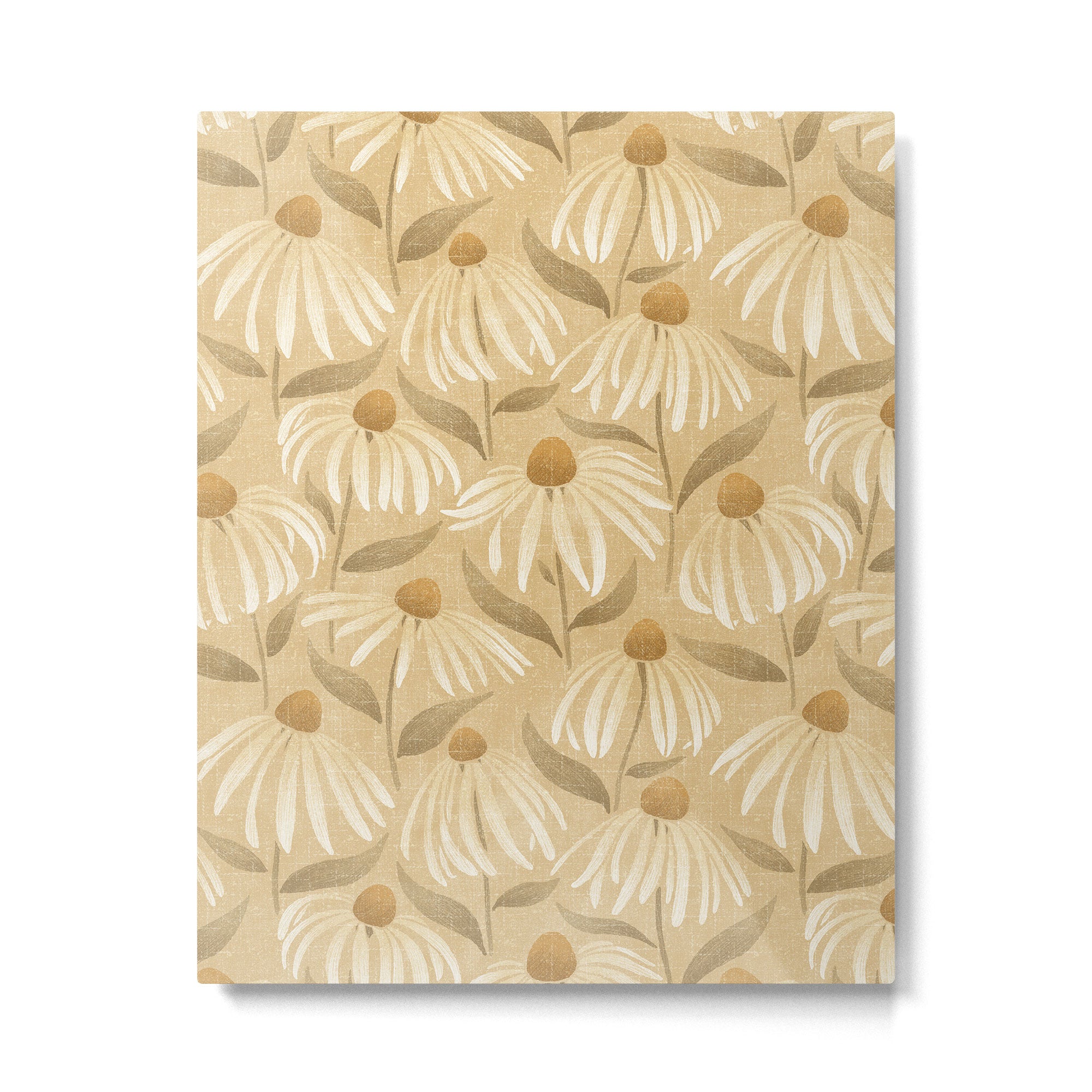 Dancing Daisies - gold Metal Print Gallery Image 6