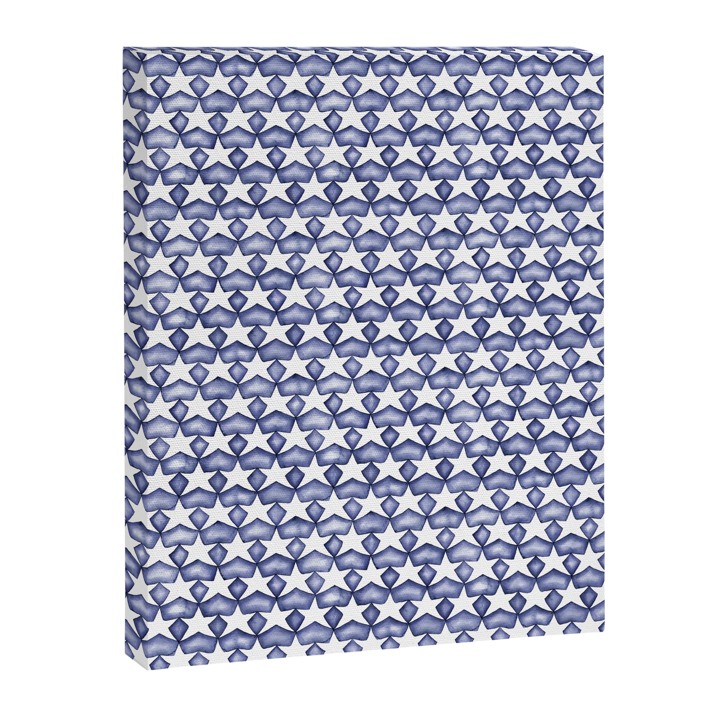 Dark Indigo Stars Canvas Print Gallery Image 8