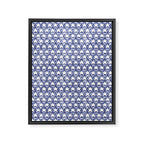 Dark Indigo Stars Framed Canvas Print Gallery Image 8