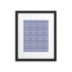 Dark Indigo Stars Framed Art Print Gallery Image 6