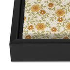 Eloise Floral - Gold Framed Canvas Print Gallery Image 3