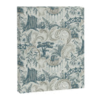 Fairytale Forest Raccoons - charming blue Canvas Print Gallery Image 8