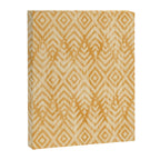 Feather Ikat - marigold and cream  Canvas Print Gallery Image 8