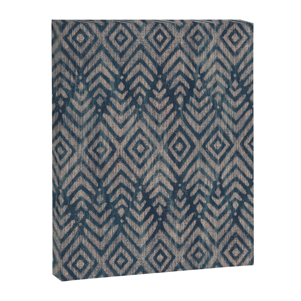 Feather Ikat - midnight desert Canvas Print Gallery Image 8