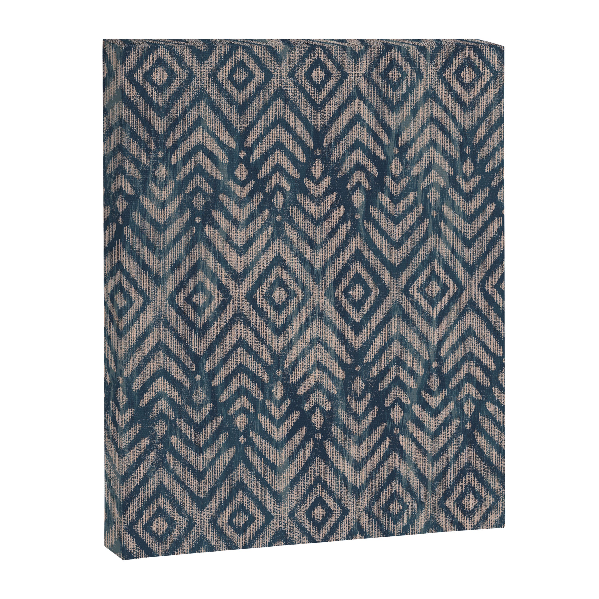 Feather Ikat - midnight desert Canvas Print Gallery Image 8