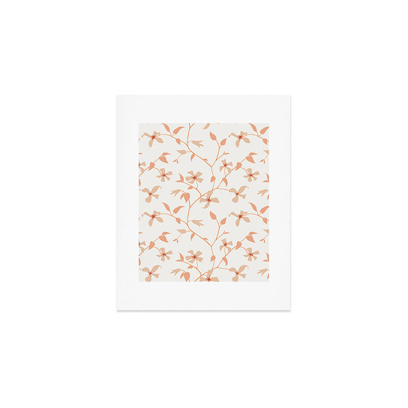 Floral Clematis Vine Art Print Gallery Image 1