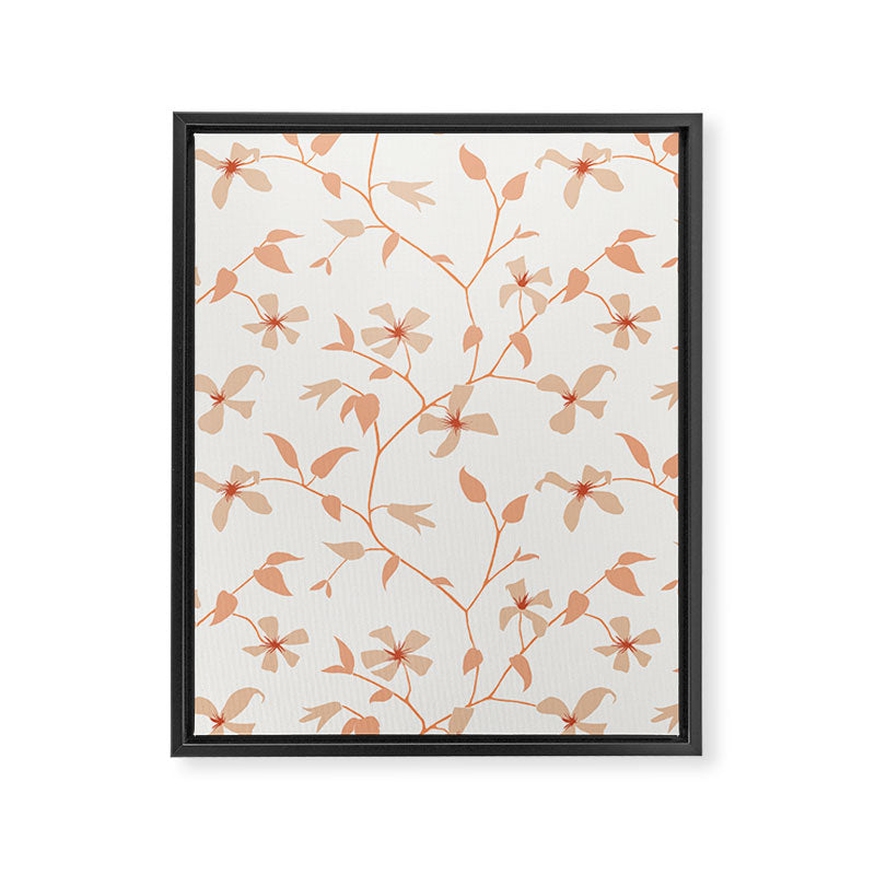 Floral Clematis Vine Framed Canvas Print Gallery Image 8