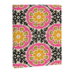 Folk Art Mandala - vintage pink, gold, and avocado green Canvas Print Gallery Image 8