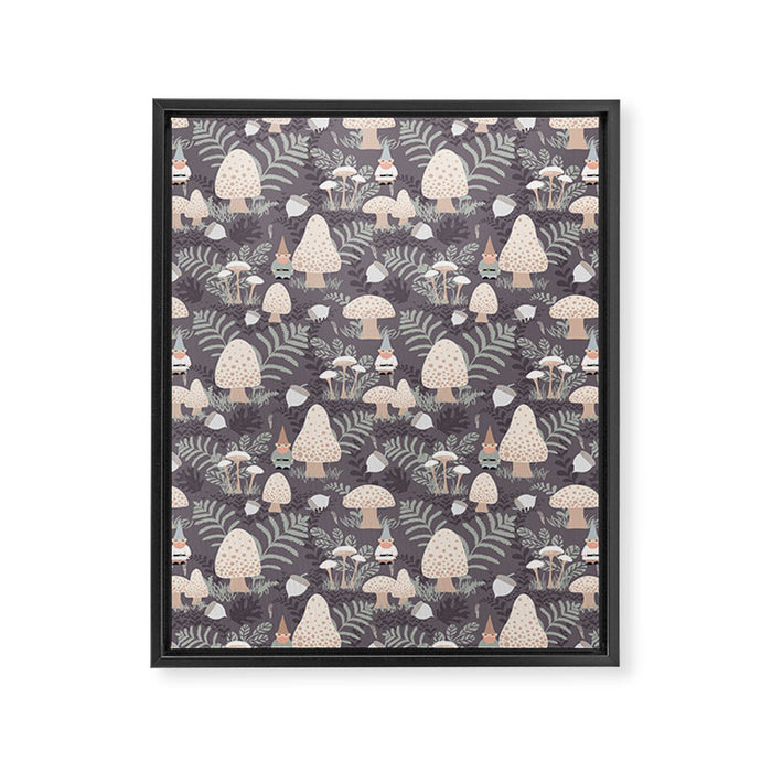 Forest Gnomes Framed Canvas Print Gallery Image 1