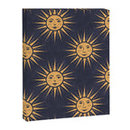 Freckled Suns - blue and gold Canvas Print Gallery Image 8