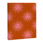Freckled Suns - pink and rust Canvas Print Gallery Image 8