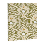 Froggie  Ogee - moss green and cream Canvas Print Gallery Image 8