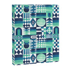 Geometric Tapestry - Aqua Canvas Print Gallery Image 8