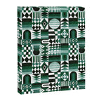 Geometric Tapestry - Green Canvas Print Gallery Image 8