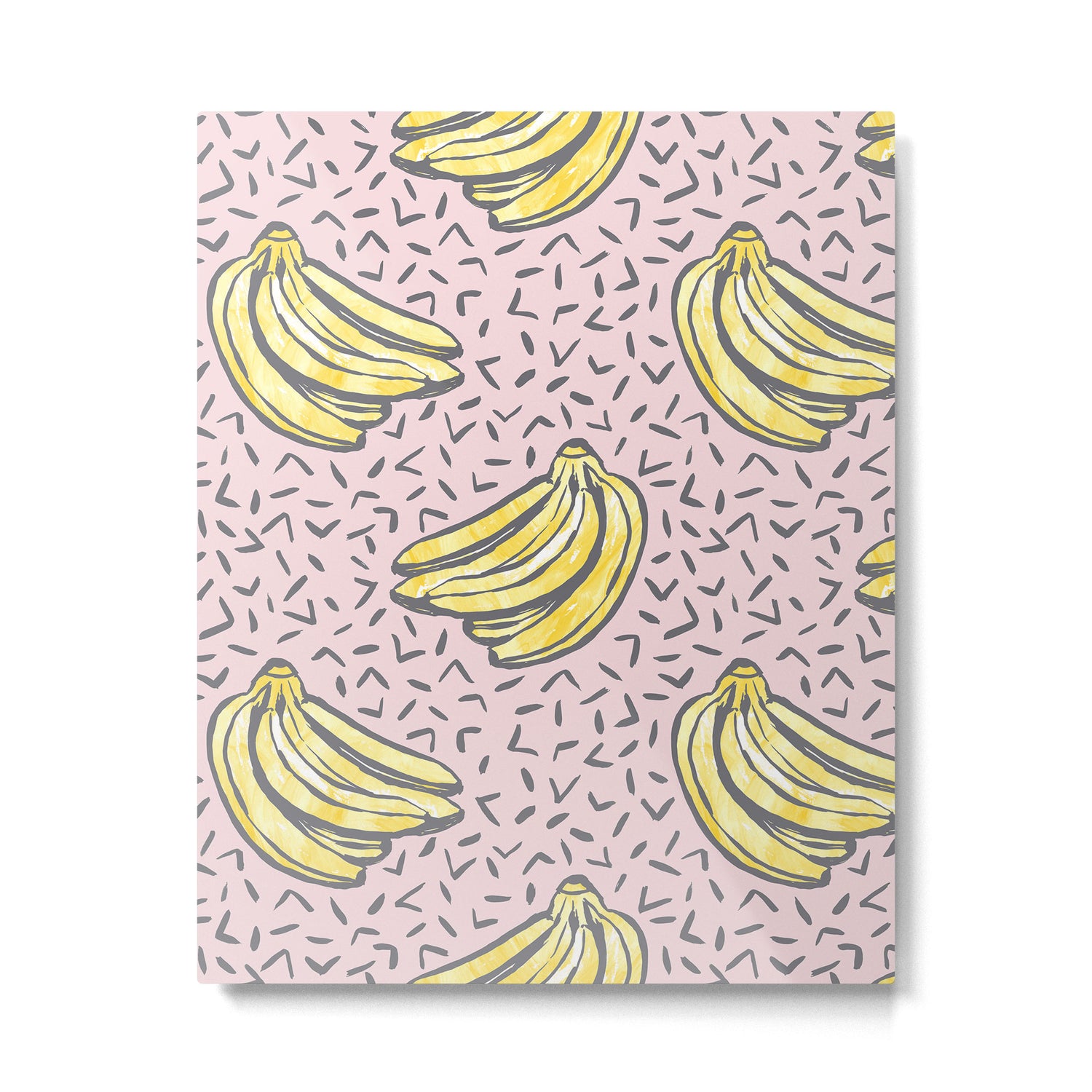 Go Bananas! (pink) Metal Print Gallery Image 6
