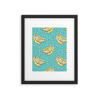 Go Bananas! (teal) Framed Art Print Gallery Image 6