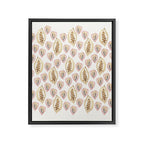 Golden Fall Leaves Framed Canvas Print Gallery Image 8