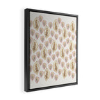 Golden Fall Leaves Framed Canvas Print Gallery Image 2