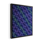 Good Vibes Only Framed Canvas Print Gallery Image 2