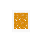 Goodnight Sky - Golden Ochre Art Print Gallery Image 1