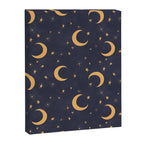 Goodnight Sky - Midnight and gold Canvas Print Gallery Image 8